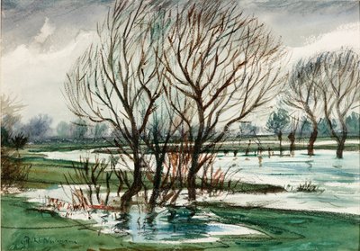Willows, about 1927 by Christopher Richard Wynne Nevinson