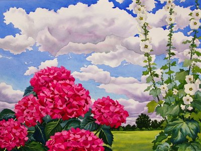 Flowers at the Edge of a Meadow, 2008 by Christopher Ryland