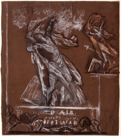 Figure Study for a War Memorial, c. 1920 by Christopher Williams