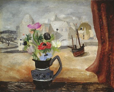 Anemones in a Cornish Window by Christopher Wood