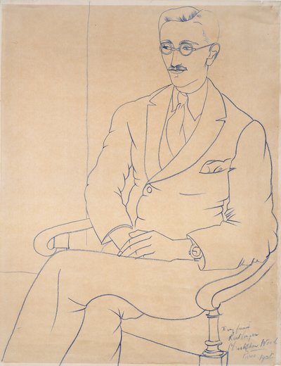 Portrait of Gerald Reitlinger, 1926 by Christopher Wood