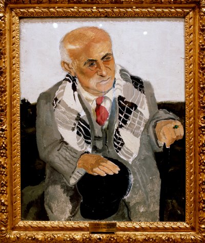 Portrait of the French poet Max Jacob by Christopher Wood