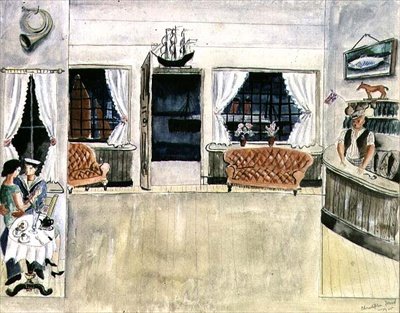 The Bar of the Ship Inn, St. Ives by Christopher Wood