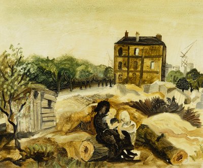 The Little Brown House, Passy, c.1928 by Christopher Wood