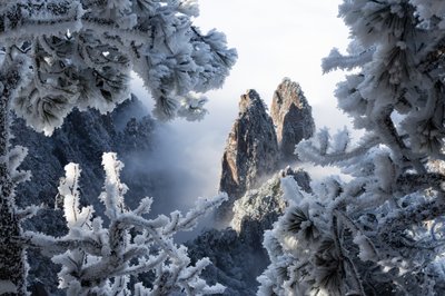Majestic Winter Peaks by Chuanxu Ren