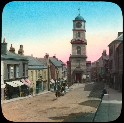 Town Hall and Market Street, Penryn, Cornwall by Church Army Lantern Department