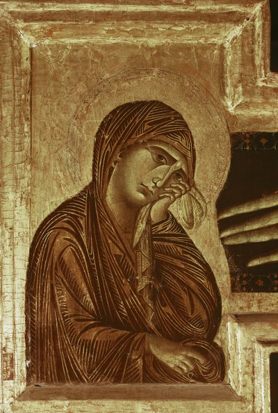 Crucifix (detail) by Cimabue