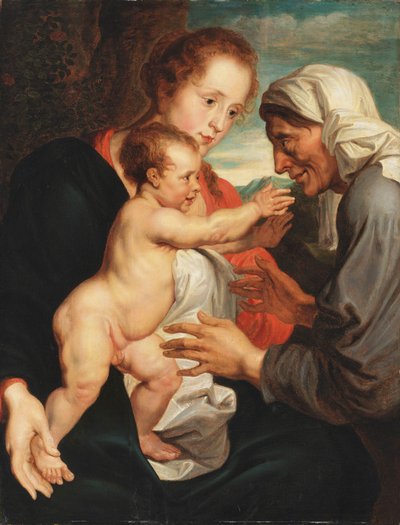 The Virgin and Child with Saint Anne by Circle of Anthony van Dyck