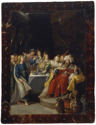 The Feast of Belshazzar by Circle of Frans Francken the Younger