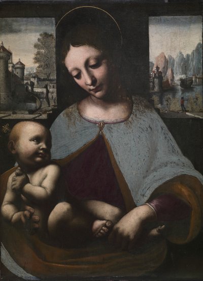 Virgin and Child by Circle of Leonardo da Vinci