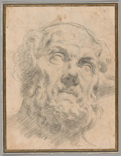 Head of an Old Man, possibly Seneca by Circle of Peter Paul Rubens