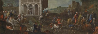 Saint Catherine of Siena Defending a City Against the Turks by circle of Vittore Carpaccio