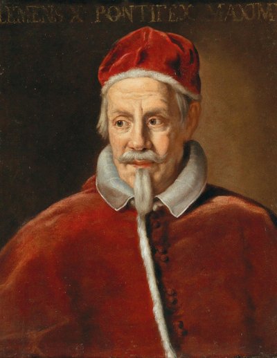Portrait of the Pope Clement X 1590-1676, Early 1670s by Ciro Ferri