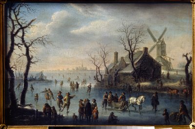 Ice Skaters by Claes  Molenaer