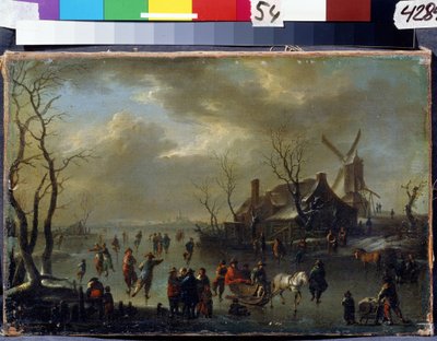 Winter Landscape by Claes  Molenaer