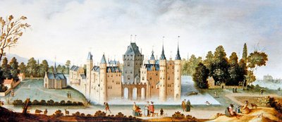 Egmond Abbey & Castle by Claes Jacobsz. van der Heck