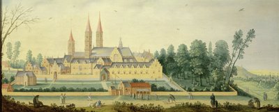 The Chateau and Abbey of Egmond by Claes Jacobsz van der Heck