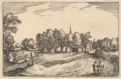 A Convent, plate 13 from Regiunculae et Villae Aliquot Ducatus Brabantiae by Claes Jansz Visscher