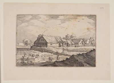 Farms and Bleaching-Fields, from Views in the Surroundings of Haarlem by Claes Jansz. Visscher