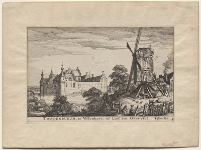 Four Castles in Holland and Utrecht: The Castle Toutenburgh in Vollenhove by Claes Jansz Visscher