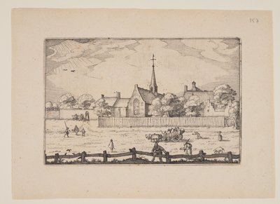 The Leper-House at Haarlem, from Views in the Surroundings of Haarlem by Claes Jansz. Visscher