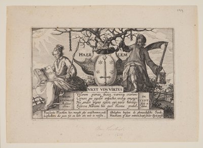 Title, from Views in the Surroundings of Haarlem by Claes Jansz. Visscher