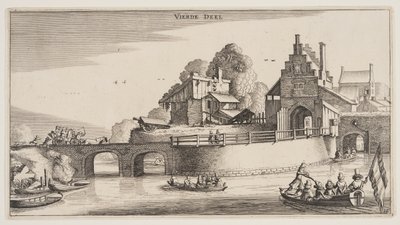 Entrance of a Town, from Landscapes by Claes Jansz. Visscher II