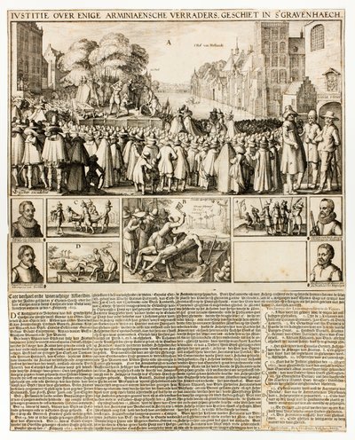 Execution of Arminians in The Hague by Claes Jansz. Visscher II