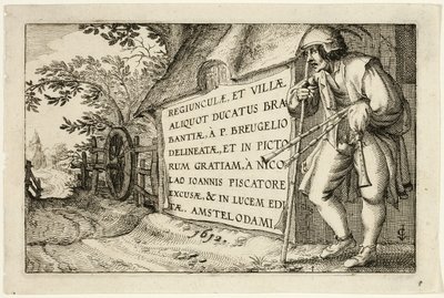 Title Page, after Pictures of Farms, Country Houses and Rustic Villages by Claes Jansz. Visscher II