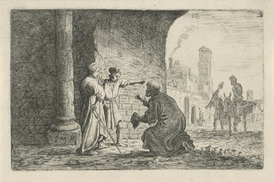 Lot and the Two Angels by Claes Moeyaert