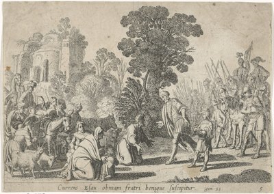 Reconciliation of Jacob and Esau (History of Jacob) by Claes Moeyaert