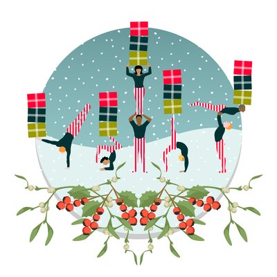 Acrobatic Parcel Delivery by Claire Huntley