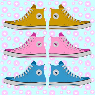 Converse Delight by Claire Huntley