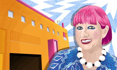 Dame Zandra Rhodes and the Fashion & Textiles Museum in Bermondsey, London by Claire Huntley