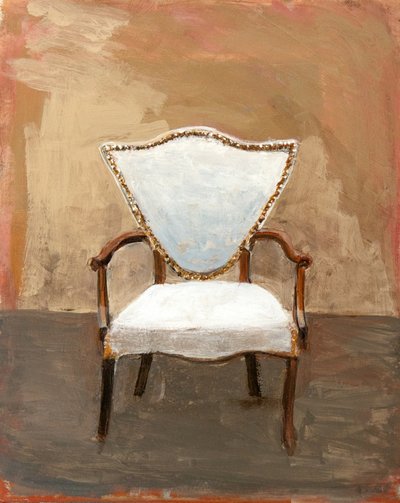 Vintage Upholstered Armchair by Claire Lerner