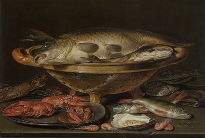 Still Life with Fish by Charlotte Evans