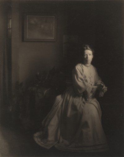 Mrs. White - In the Studio by Clarence H White