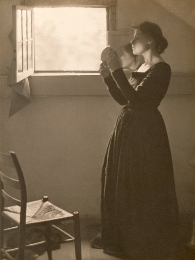 Girl with a Mirror, 1898 by Clarence Henry White