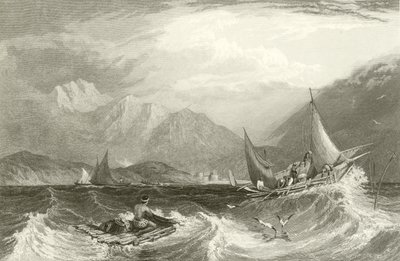 Bombay Harbour - Fishing Boats, in the Monsoon by Clarkson Frederick Stanfield