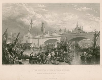 The Opening of New London Bridge by Clarkson Frederick Stanfield
