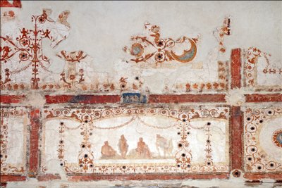 (detail) of decoration in the Domus Aurea in Rome by Classical Antiquities