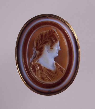 Portrait of Agrippina the Younger Agrippina Minor, Wife of the Emperor Claudius by Classical Antiquities