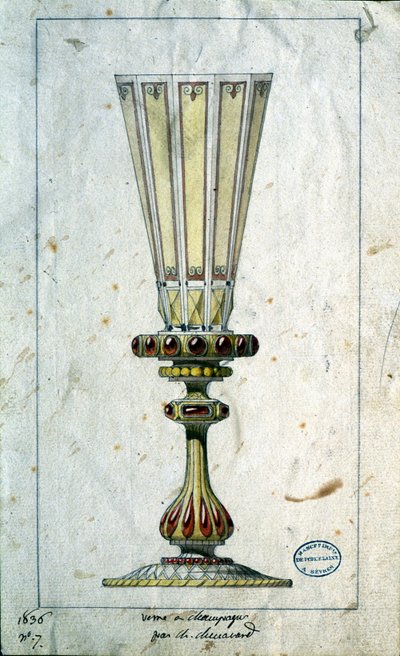 Decoration for Champagne Flutes by Claude Amie Chenavard