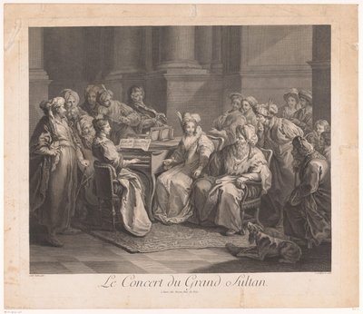 Concert for the Sultan by Claude Antoine Littret de Montigny