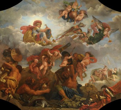 Mars on His Chariot Pulled by Wolves by Claude Audran the Younger