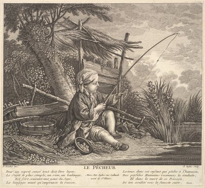 Fisherman by Claude Augustin Duflos