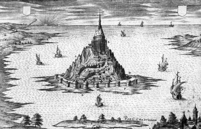 Mount Saint Michel in Normandy by Claude Chastillon