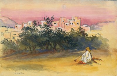 Jeba Village by Claude Conder