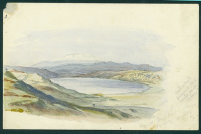Mount Hermon and the Sea of Galilee, 1874 by Claude Conder