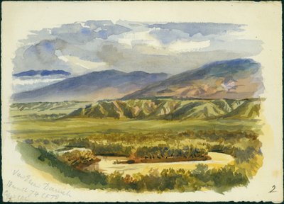 View Near Damieh, Jordan Valley by Claude Conder